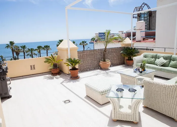 Spacious 200 Sq.m. Penthouse With Sea View Terraces Torremolinos
