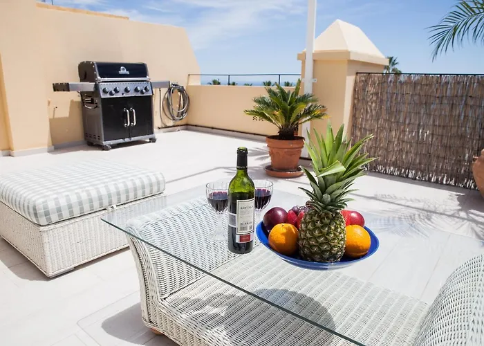 Spacious 200 Sq.m. Penthouse With Sea View Terraces Lägenhet Torremolinos